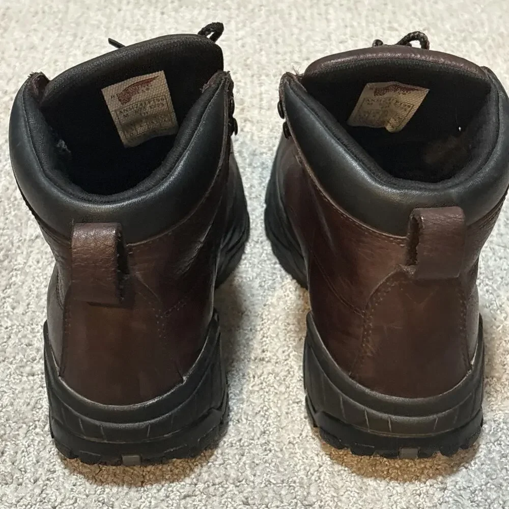Red Wing 6681 Waterproof Steel Toe Safety Hiker Brown TC Tech Boots Size 6.5